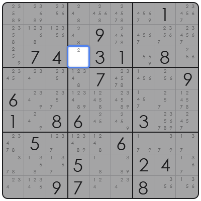 logic of sudoku
